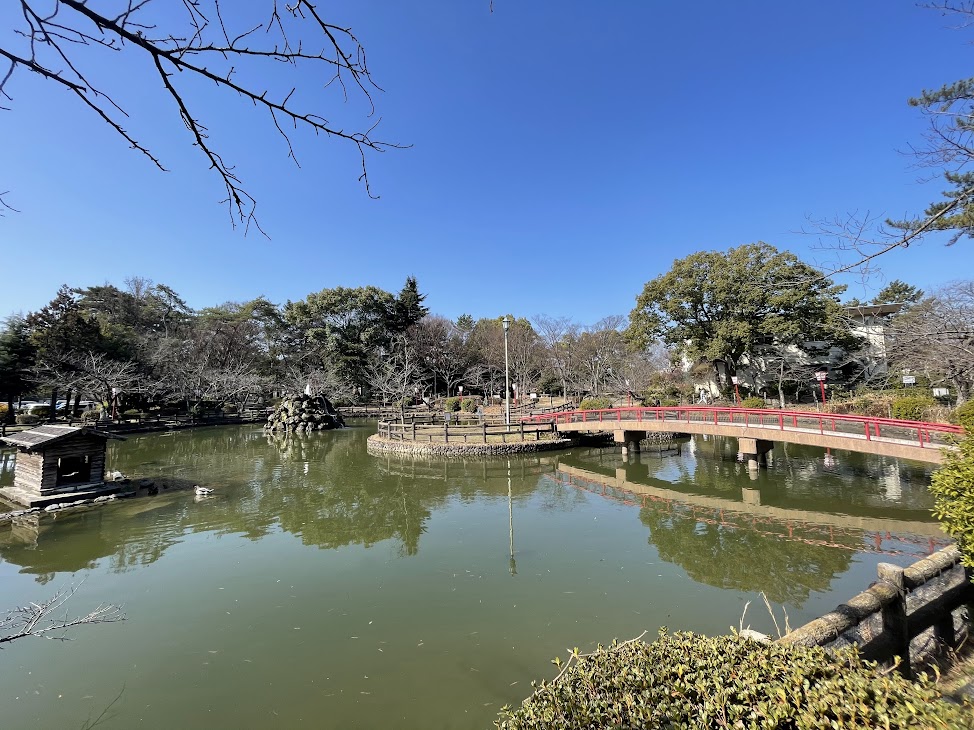 安城公園の池